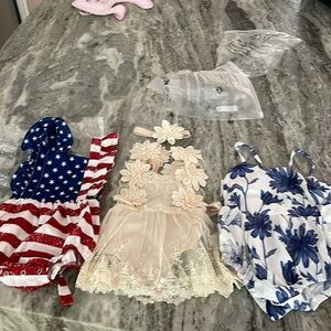 3 new baby girl outfits